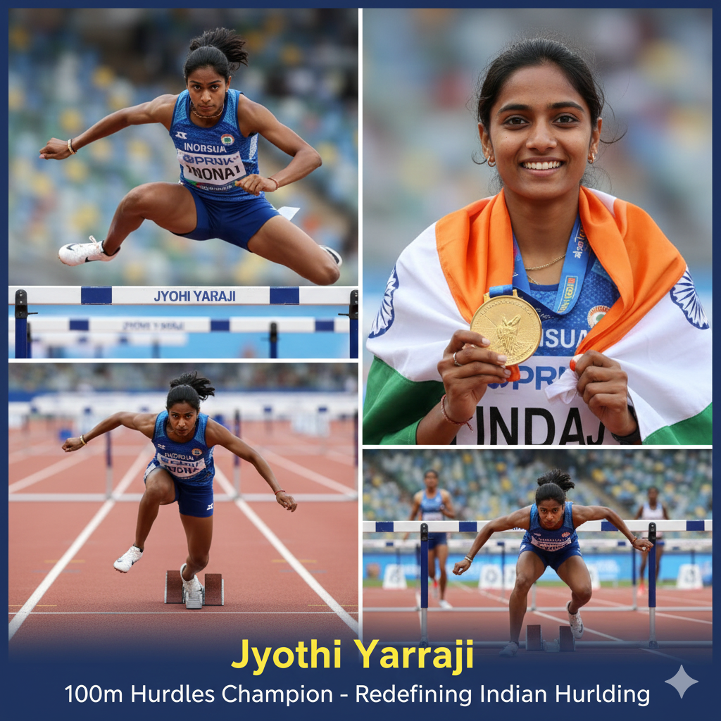 Who Is Jyothi Yarraji – 100m Hurdles Champion Who Redefined Indian - jyothi yarraji 100m hurdles