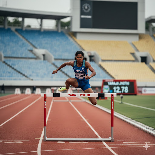 Champion jyothi yarraji 100m hurdles