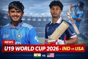 U19 World Cup Today Match (India Win): India vs USA U19 Thrills as Kundu, Vihaan Hold Nerve After Rain Drama
