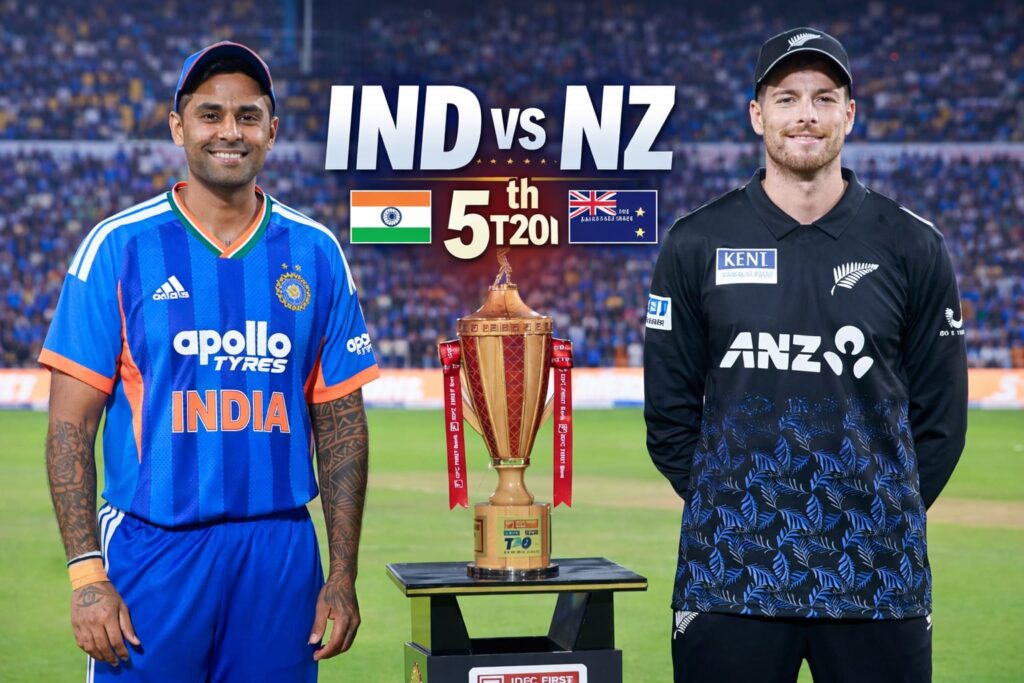 IND vs NZ 5th T20I Prediction, Playing 11s & Dream11 Tips