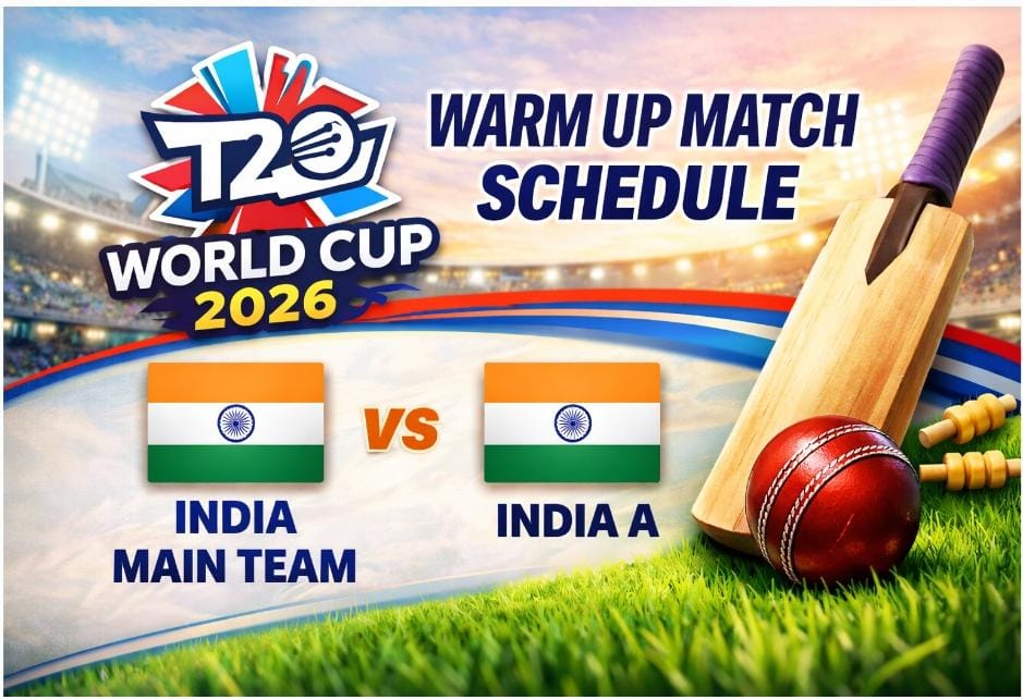 T20 World Cup 2026 Warm Up Match Schedule: Full Fixtures, Venues, India vs South Africa, Streaming Details. India playing only one warm-up match with the main squad, while India A plays two additional fixtures.