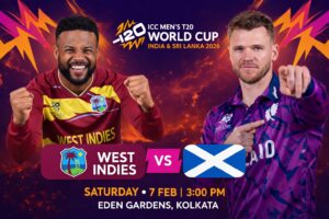 West Indies vs Scotland T20 World Cup 2026 Prediction: AI Favors Windies but Upset Not Ruled Out