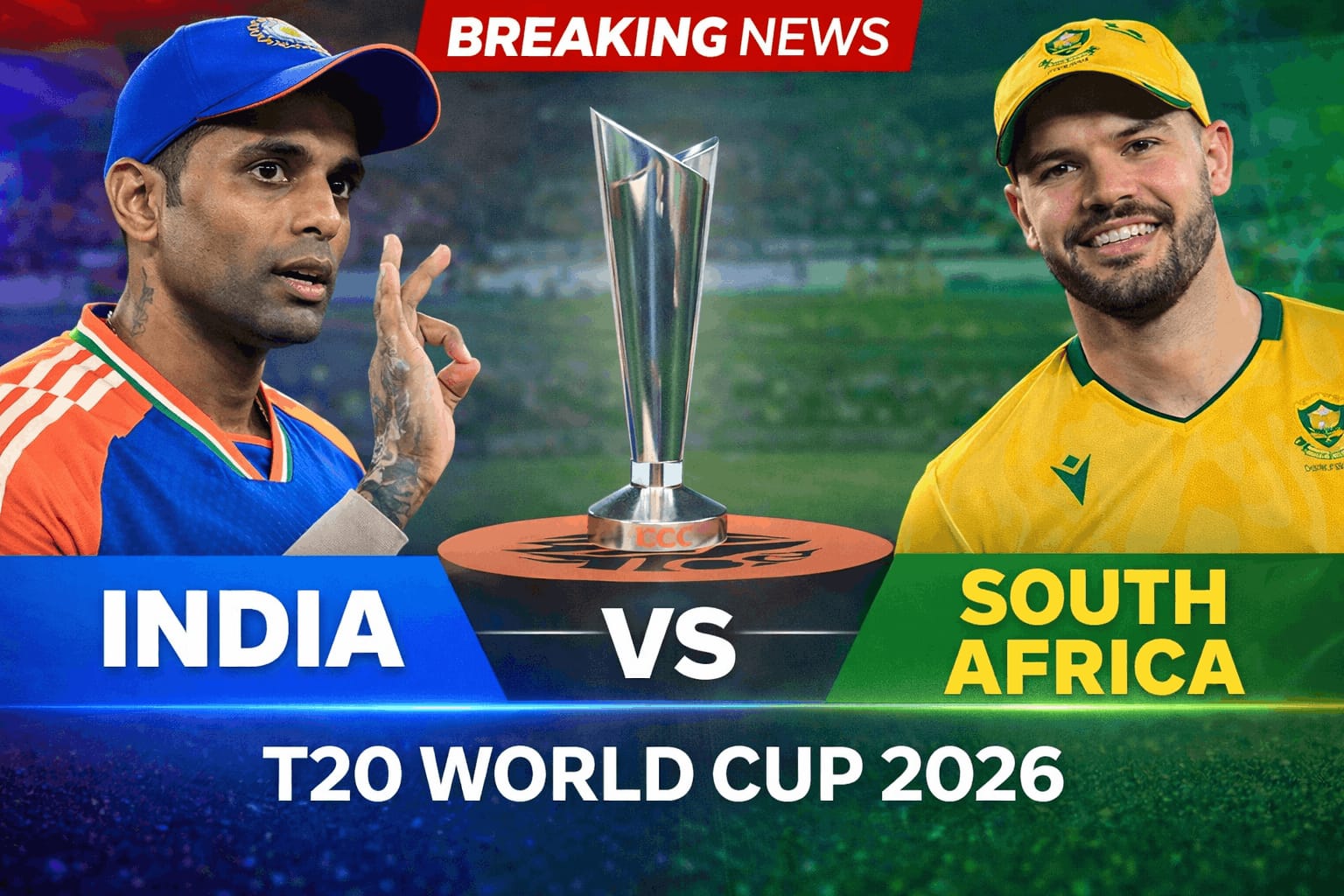 India vs South Africa T20 World Cup 2026 Live Streaming, Playing 11 & Stats
